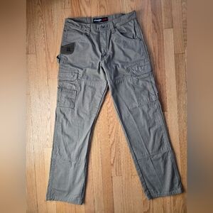 Wrangler RIGGS Workwear Ripstop Ranger Cargo Pant, Bark (tan) | Like New!